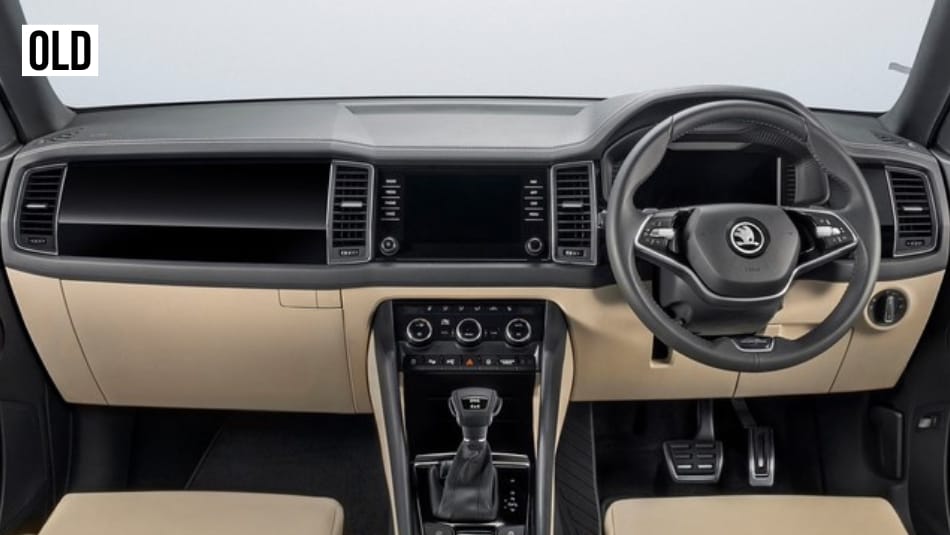 Skoda Kodiaq old interior